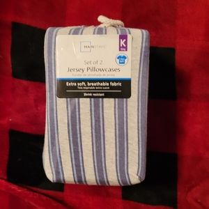Mainstays king size jersey fabric 2 pack pillowcases